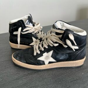 Golden Goose Deluxe Brand Star Patch High-Top Sneakers